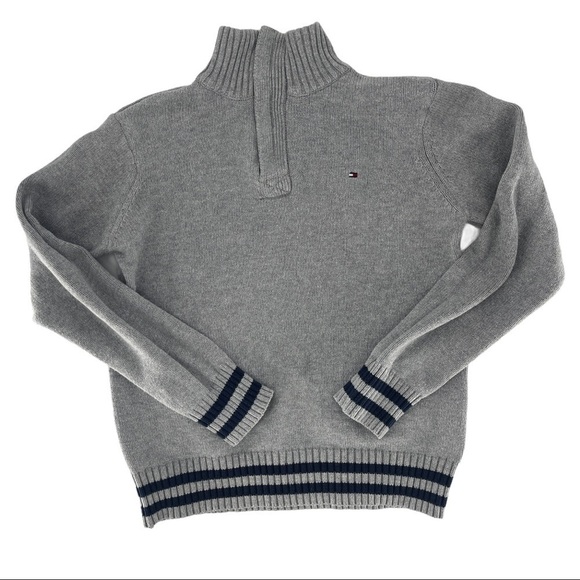 Tommy Hilfiger Quarter Zip Pullover Sweater Size M - Picture 2 of 7
